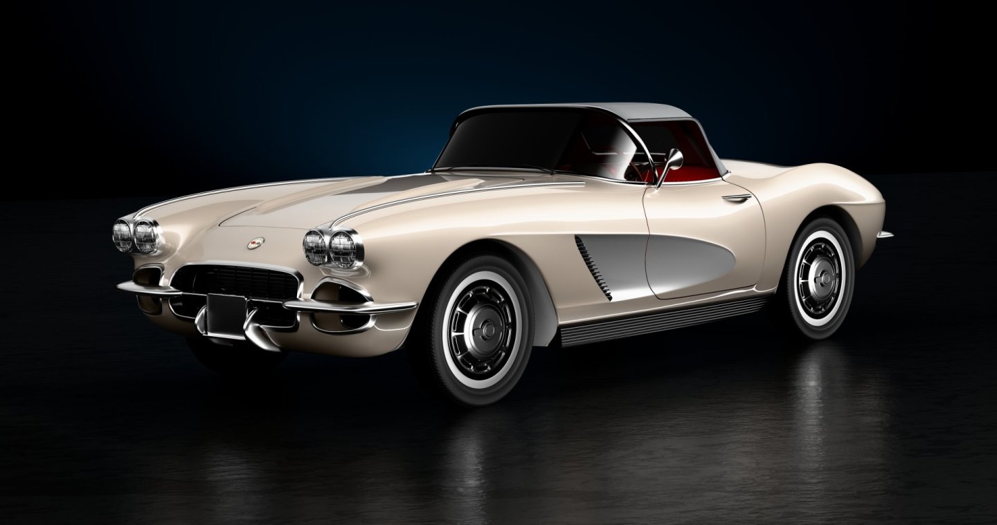 Corvette C1 inspirowana kilkoma rocznikami